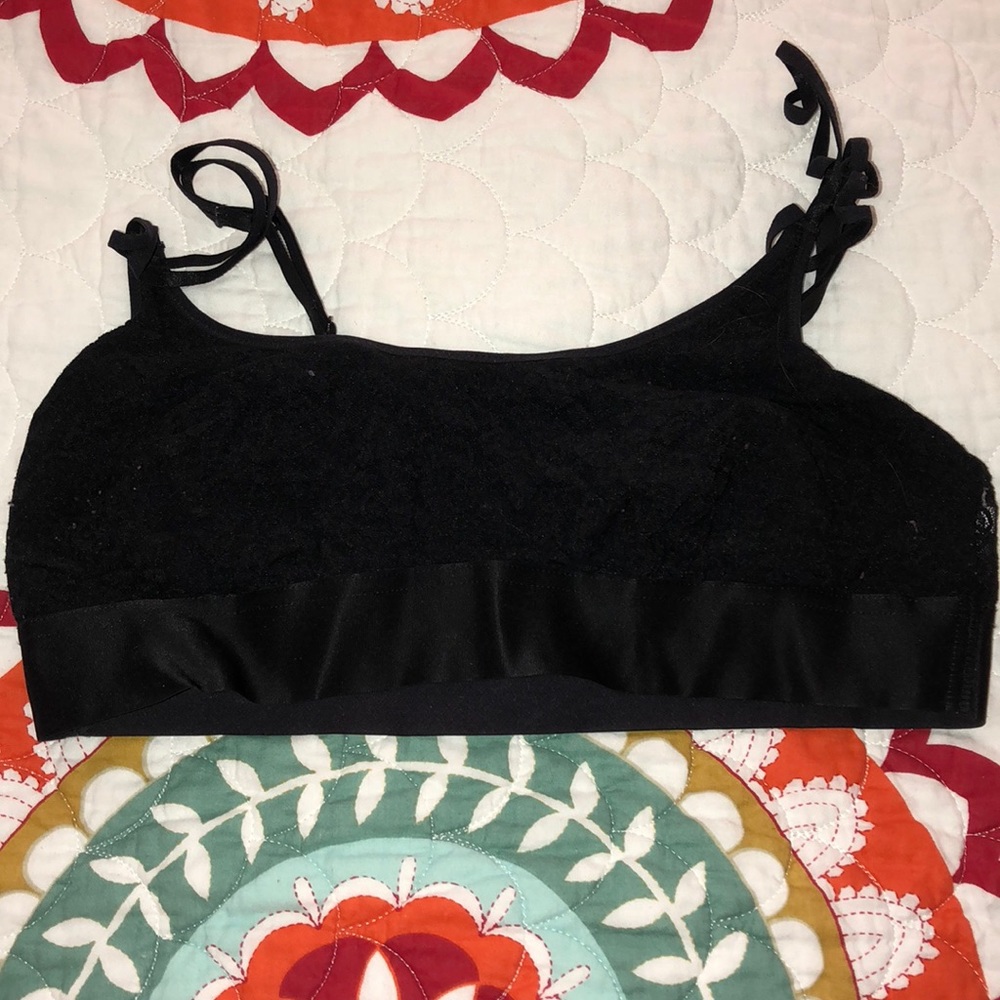 Black bralette